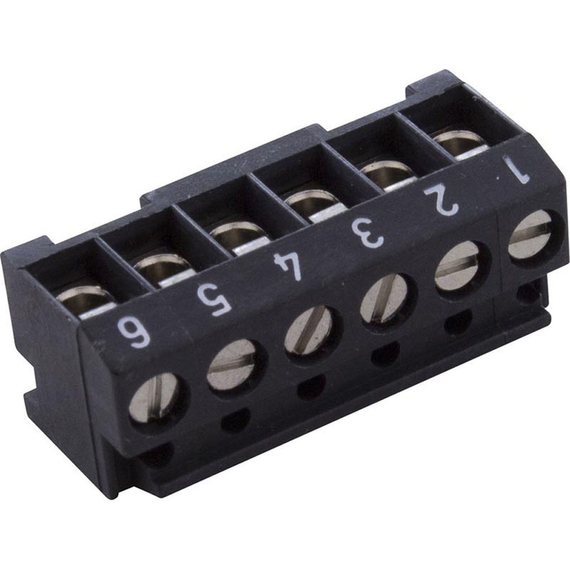 Terminal Bar Connector 6 Pin Black AquaLink - 6547+ - The Pool Supply Warehouse