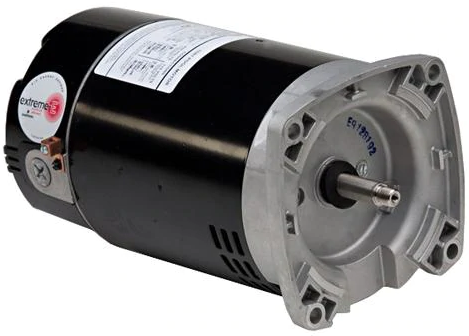 Nidec 1 HP Square Flange Pool & Spa Motor - ASB841