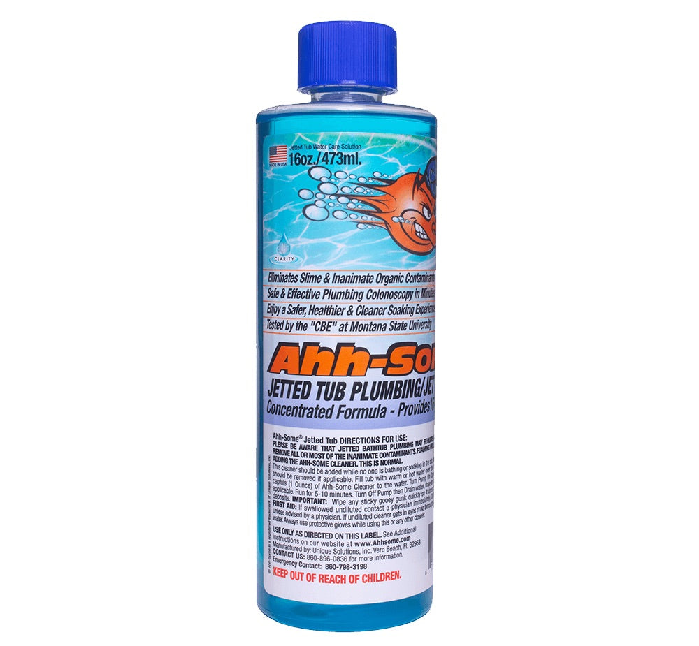 Ahh-Some Hot Tub/Jetted Bath Plumbing & Jet Cleaner Concentrated Formula - 16 oz