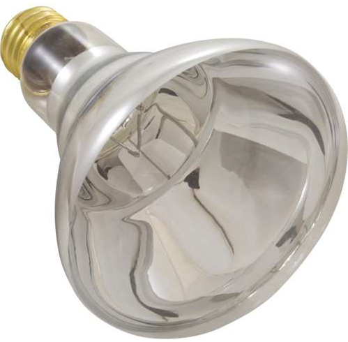 Super-Pro 5.35" 100W, 12V, R30 Med Base, Incandescent Bulb - BR30CL100/12V