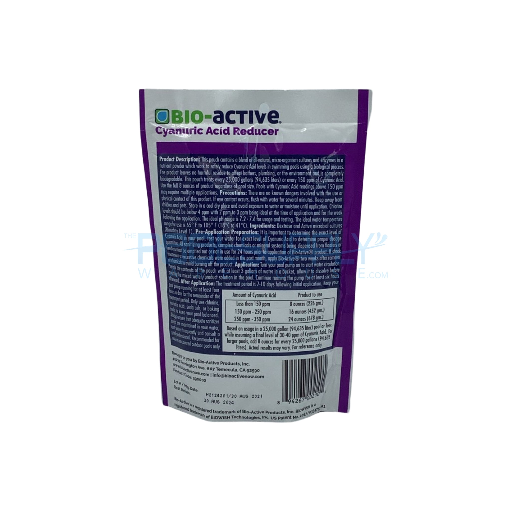 Bio-Active Cyanuric Acid Reducer - 8 oz - CAR-8 - The Pool Supply Warehouse