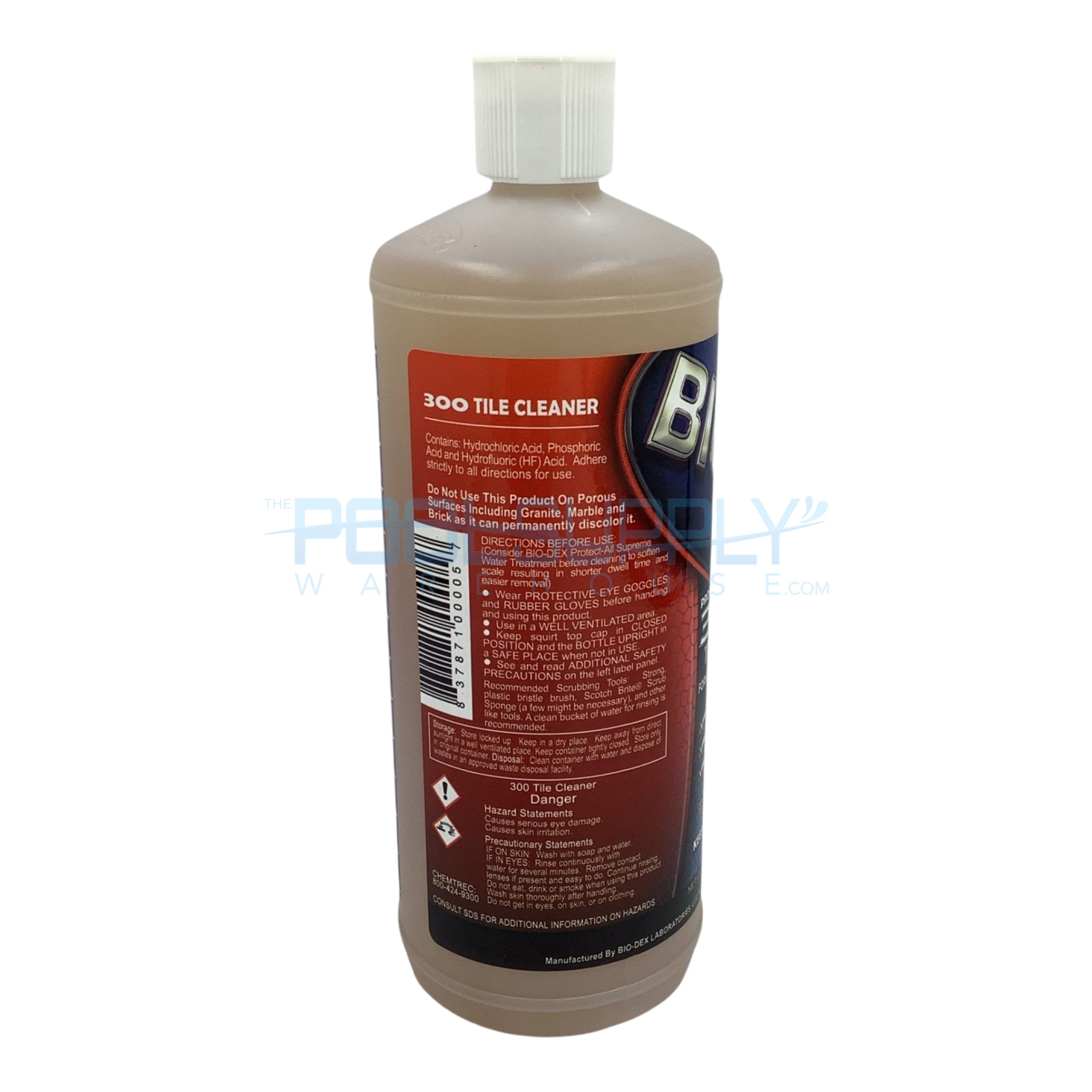 Bio-Dex Tile Cleaner 300 - 1 QT - BD300 - The Pool Supply Warehouse