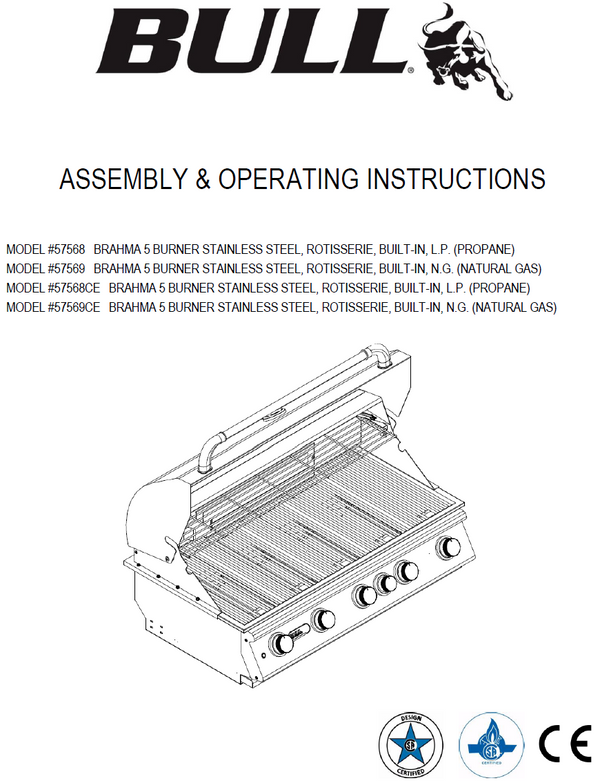 Brahma Flagship Grill Installation Manual