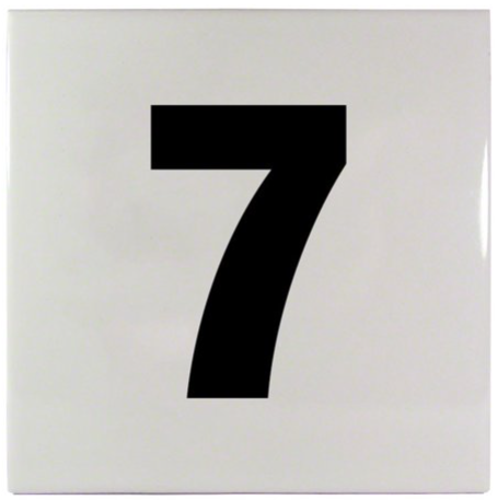 Inlays 6x6" Ceramic Tile 4" Letter