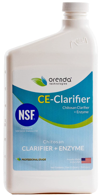 Orenda 1 Qt. Chitosan Clarifier Plus Enzyme, Yellow - CE-CLARIFIER-12X1QT