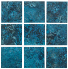 National Pool Tile 2"x2" Key West Cool Waves Mosaic Tile - CRZKEYCOO MOS2