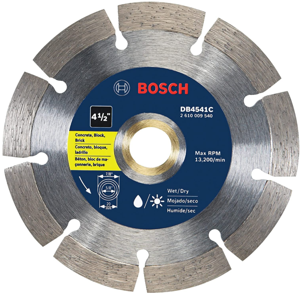 Bosch 4-1/2" Segmented Premium General Purpose Diamond Blade - DB4541C