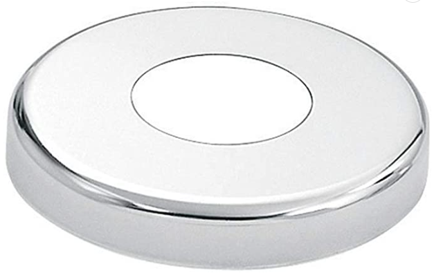 SR Smith Round Escutcheon For Rails and Games with 1.9 Inch OD Tubing - EP-100F-TP