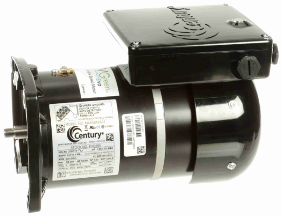 Regal - Century VGreen Evo 2.25 THP Square Flange Variable Speed Motor - EVQ225