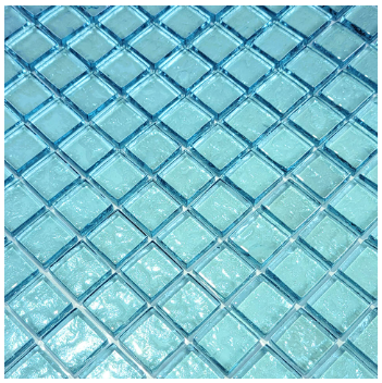 Artistry in Mosaics 1 Sq-Ft. Aquamarine Glass Mosaic Tile - GG82323T9