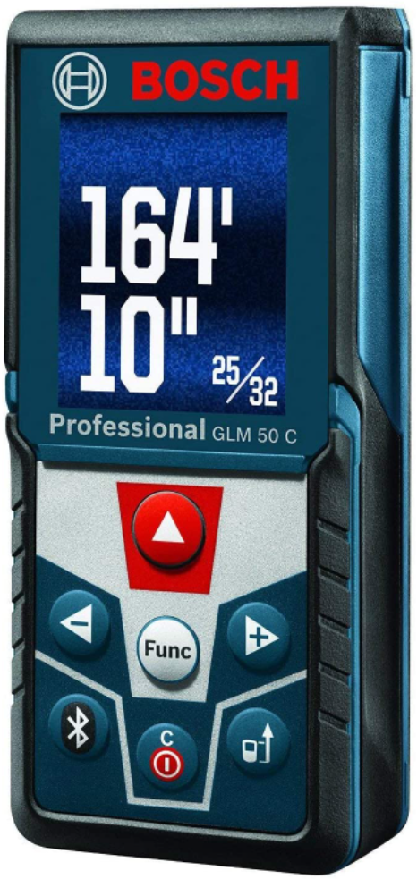 Bosch 165 Ft. Laser Measure w/ Inclinometer - GLM 50 C - The Pool Supply Warehouse