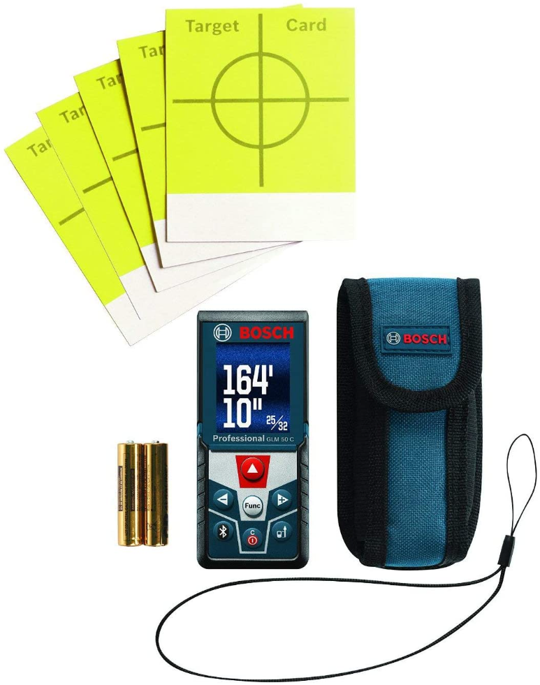 Bosch 165 Ft. Laser Measure w/ Inclinometer - GLM 50 C - The Pool Supply Warehouse