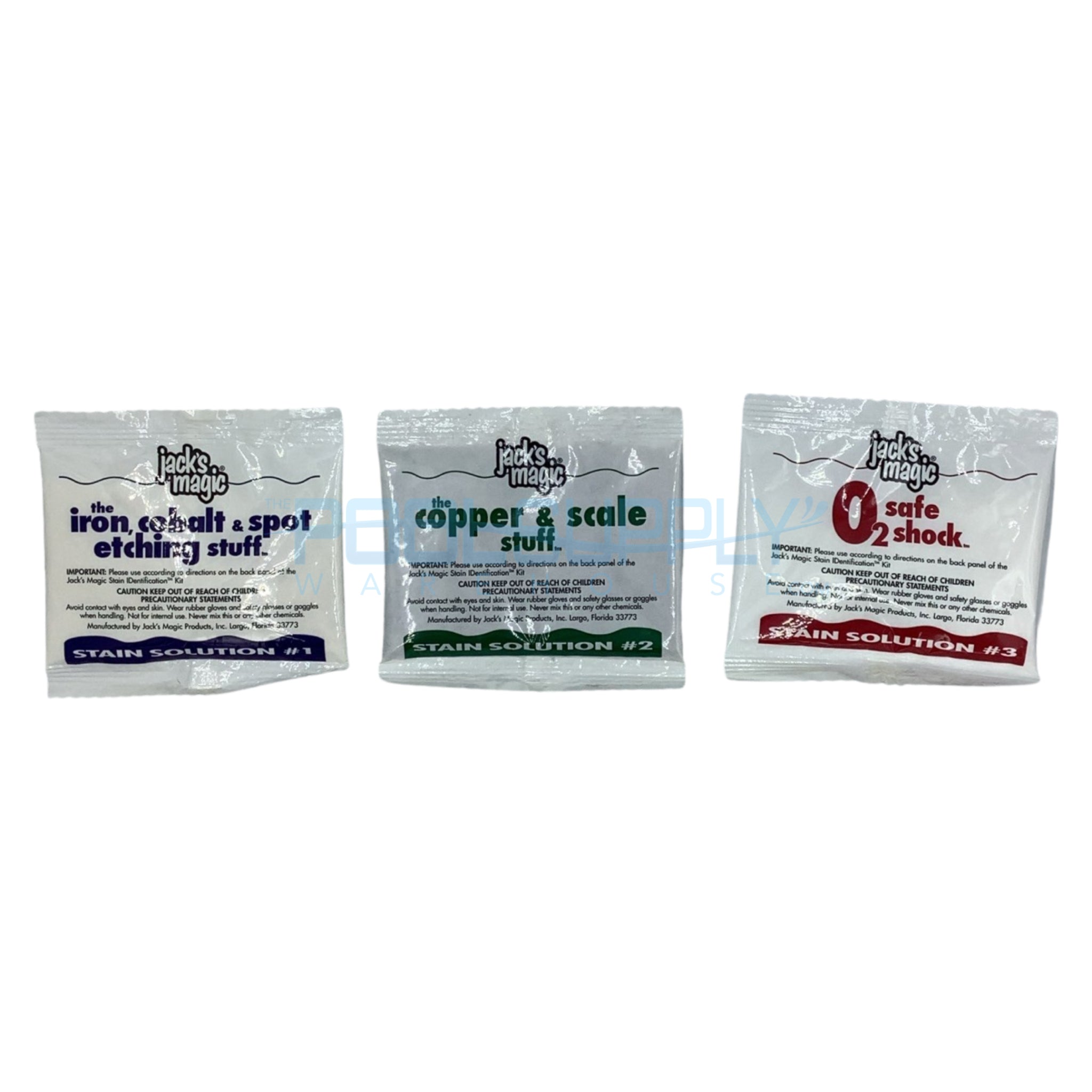 Jacks Magic Stain ID Kit - JMSTAINID - The Pool Supply Warehouse