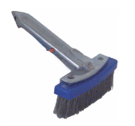 PoolStyle Classic Series 5" Metal Handle Algae Brush - K314BU/SCP - The Pool Supply Warehouse