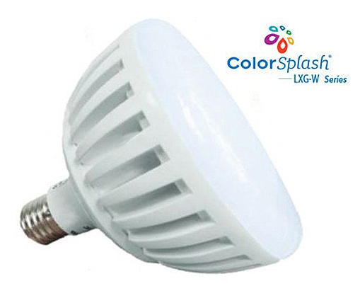 J&J Electronics ColorSplash LXG-W Series RGB + White LED Pool Lamp - LPL-P2-RGBW-12