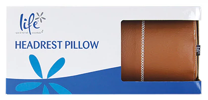 Life Essentials 11"x3" Weighted Spa Pillow, Tan - LSP402