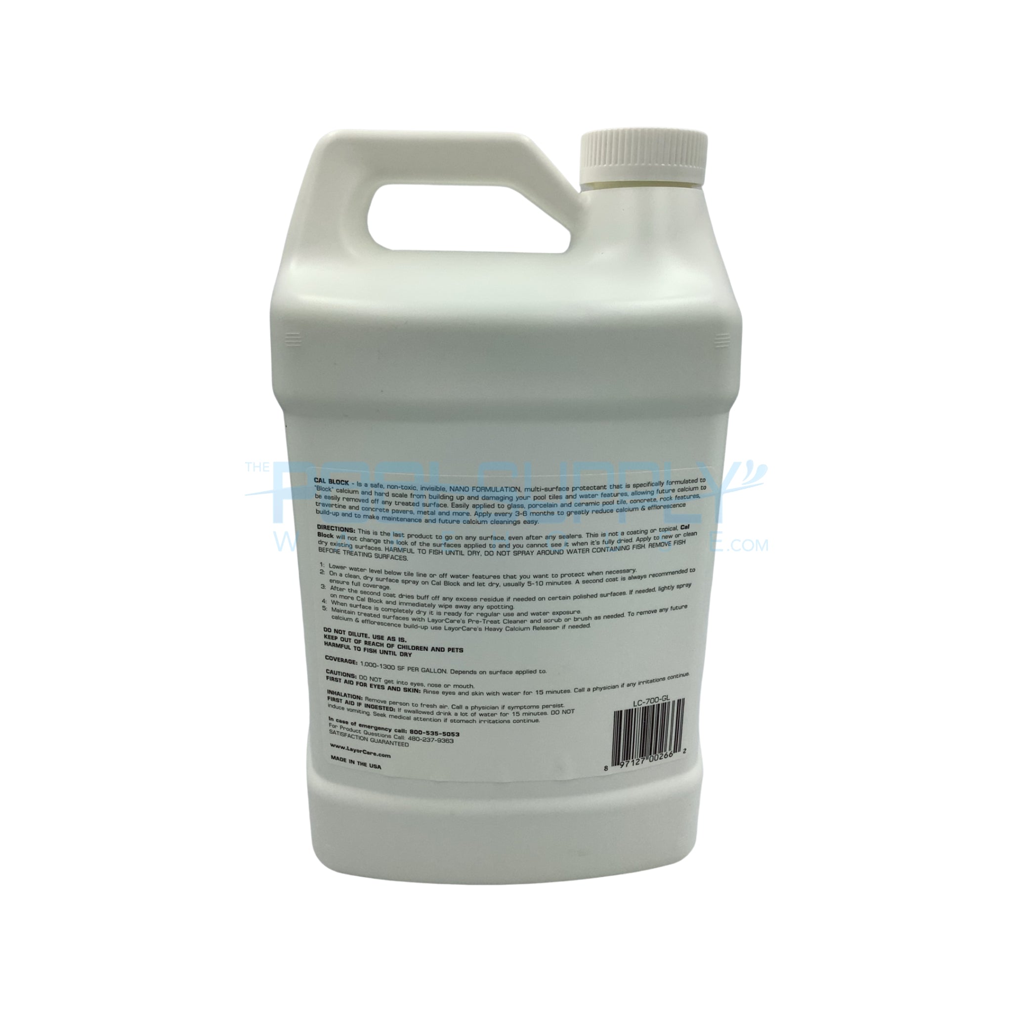 Layor Care Cal Block 1 Gallon - LC700GL - The Pool Supply Warehouse