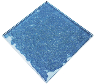 Artistry in Mosaics 1 Sq-Ft. Moonscape Steel Blue Tile - MS866B2