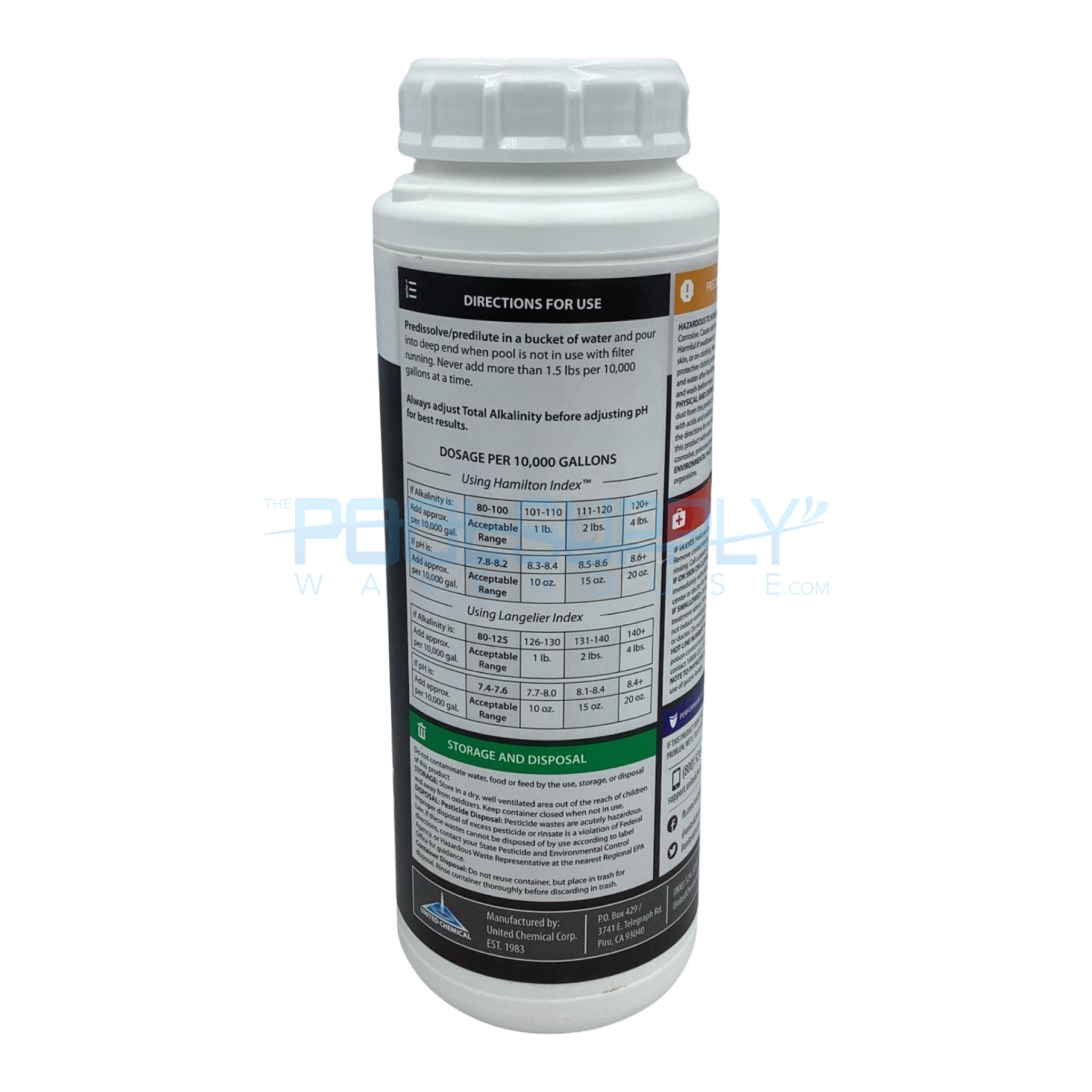 No Mor Muriatic Acid - MURA-C12 - The Pool Supply Warehouse