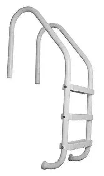 Saftron 3-Step Ladder with High Impact Polymer Treads, Beige - P-324-L3-B - The Pool Supply Warehouse