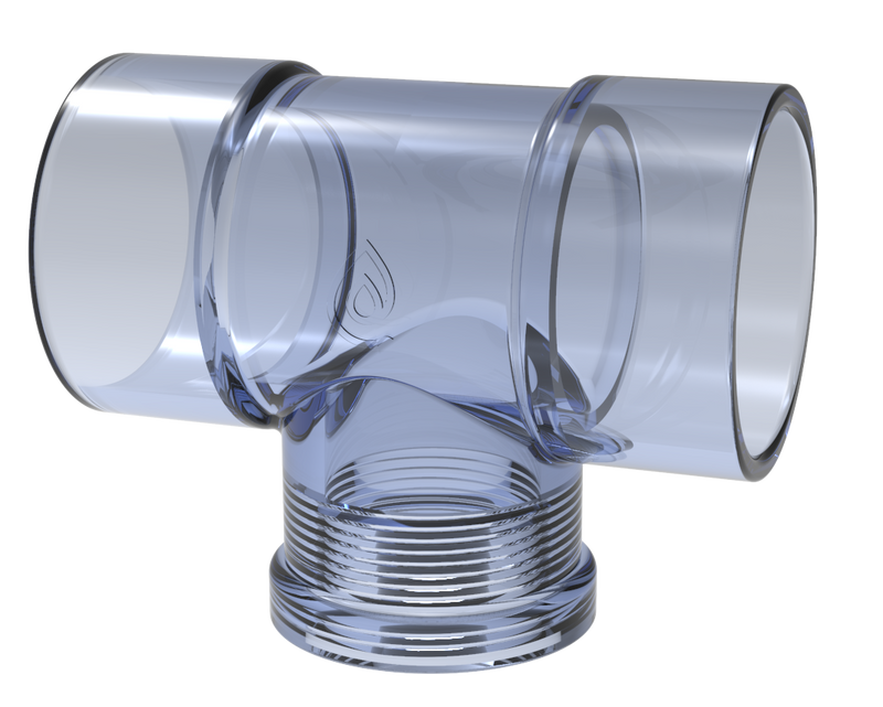 ClearBlue 2” Clear Tee - PLA-85142