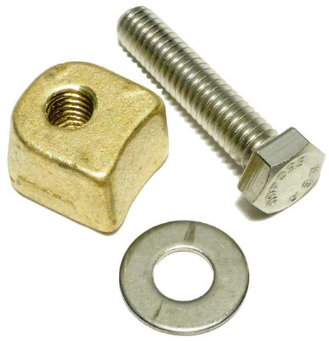 Permacast Wedge Assembly with Washer and 1-1/2 Inch Bolt For Perma Sockets - PW