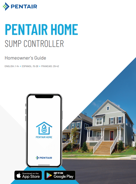Pentair Home Sump Controller Owner's Manual