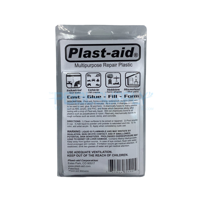 Plast-Aid 80400 Plastic Pool Part Repair Kit, 6-Ounce