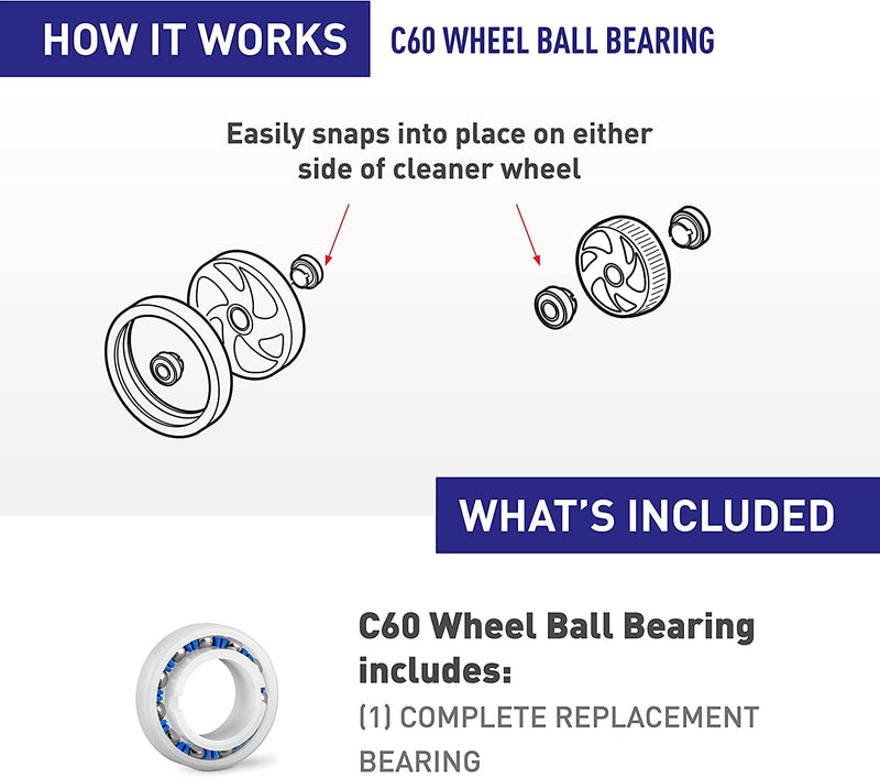 Polaris Wheel Ball Bearing - C60 - The Pool Supply Warehouse