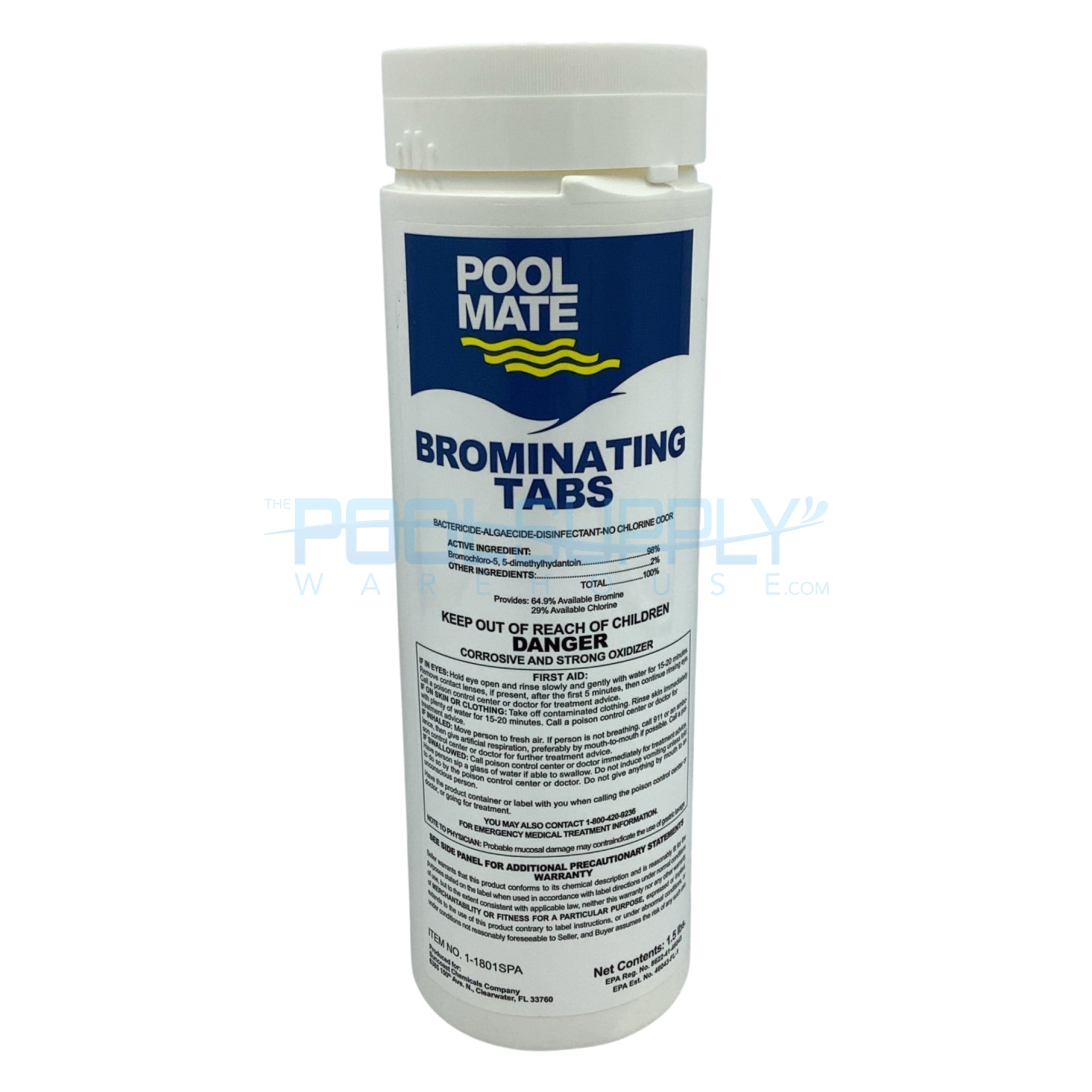 Pool Mate Bromine Tabs - 1-1801SPA - The Pool Supply Warehouse