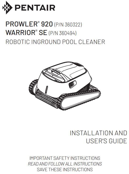 Prowler920 - Warrior SE Installation Manual