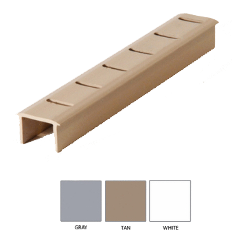 Cardinal 4' Replacement Cap For Common Deck Drain, White - QP-2551W