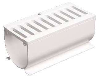 Cardinal Water Hog® 3" Deck Drain, Gray - QP-6241G