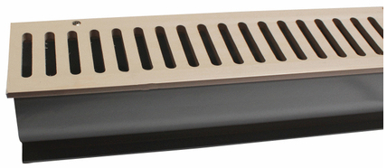 Cardinal Water Hog® 3"x10' Deck Drain, Tan - QP-6242T