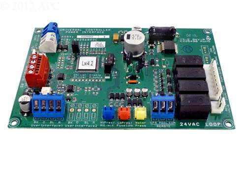 Zodiac Power Interface PCB For JE, EE-Ti, AE-Ti Heat Pumps - R3009200