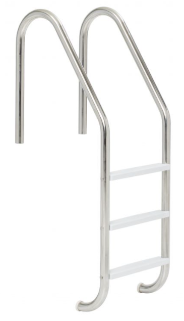 SR Smith 3-Step Stainless Steel Ladder - RLF-24S-3B - The Pool Supply Warehouse
