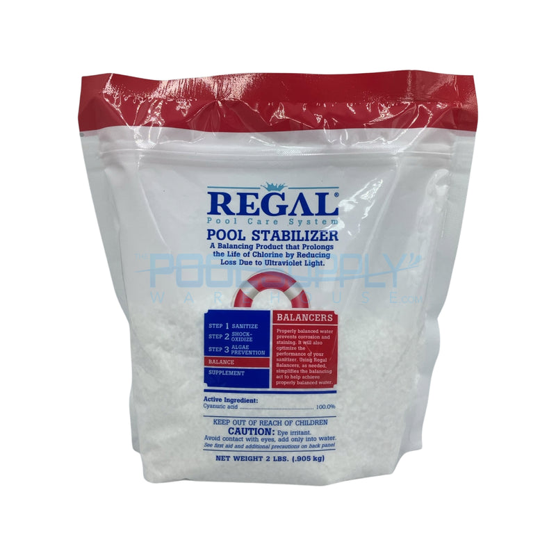 Regal Pool Stabilizer 2 Lb. Pouch - PCYA2-RG - The Pool Supply Warehouse