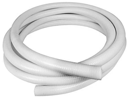 SuperFlex 2"x5 Ft. SCH40 Flexible PVC Pipe, White - S-200WH-5