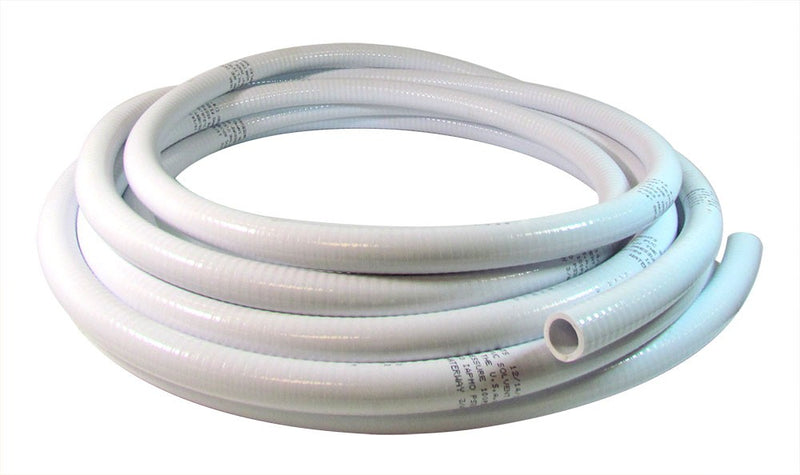 SuperFlex 1-1/2”x50' White SCH40 Flexible PVC Pipe - S-112-50WH