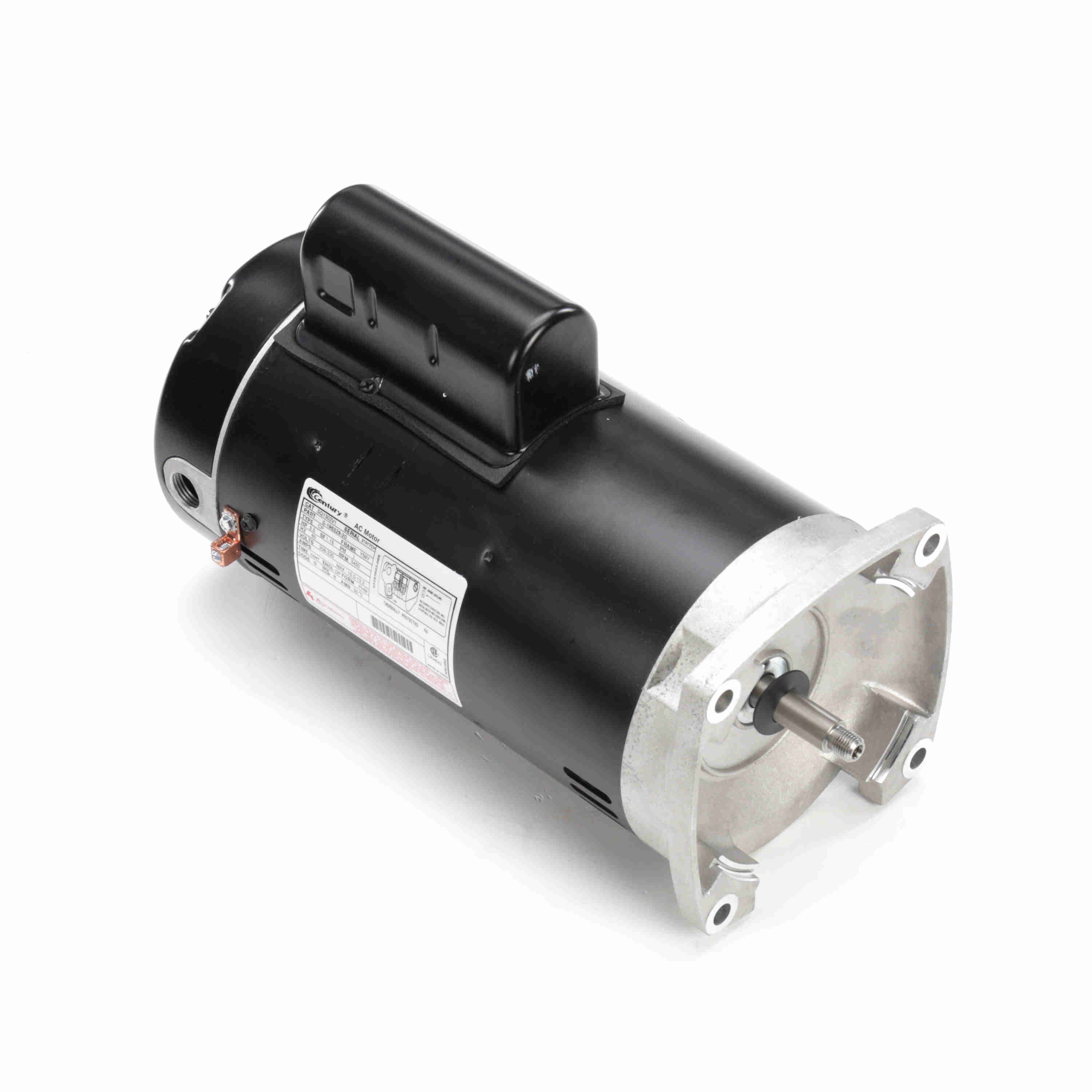 Century 3.0 HP Pool Pump Motor, 1 phase, 3600 RPM, 208-230 V, 56Y Frame, ODP - SQ1302V1