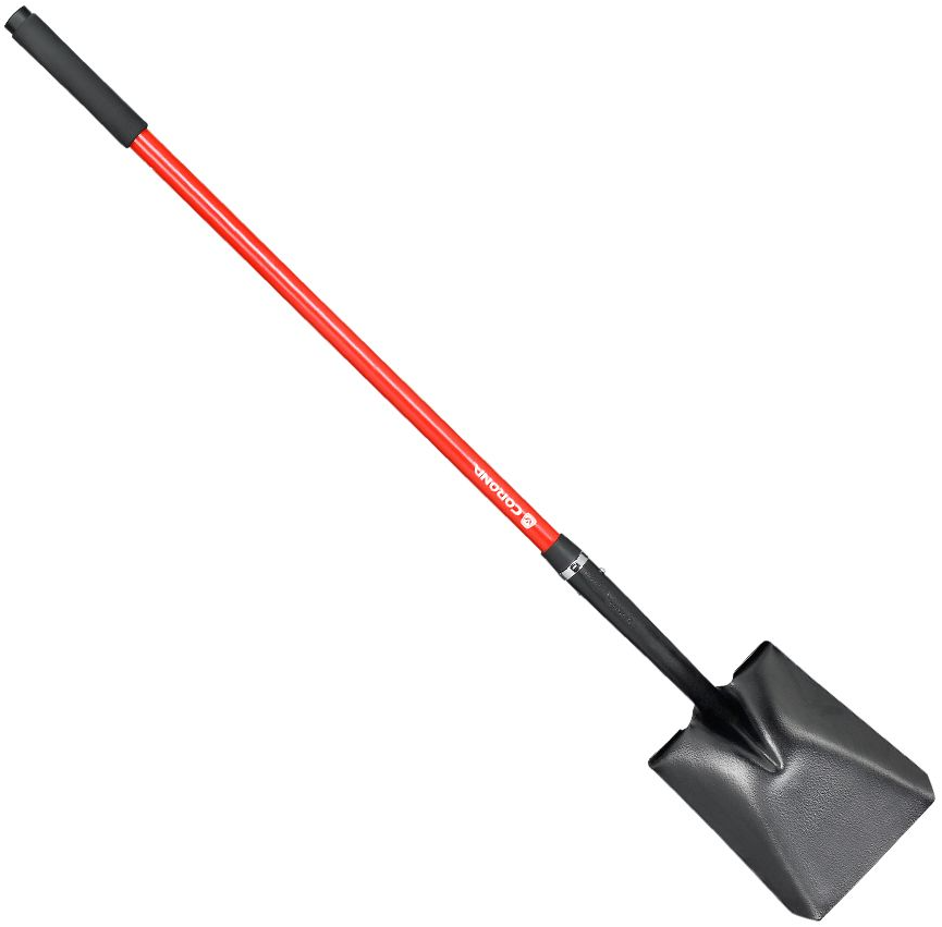 Corona 15 Gauge Fiberglass #2 Square Point Shovel - SS 27020