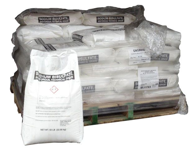 Sodium Bisulfate Pallet - 50 Lb - SS50 Pallet