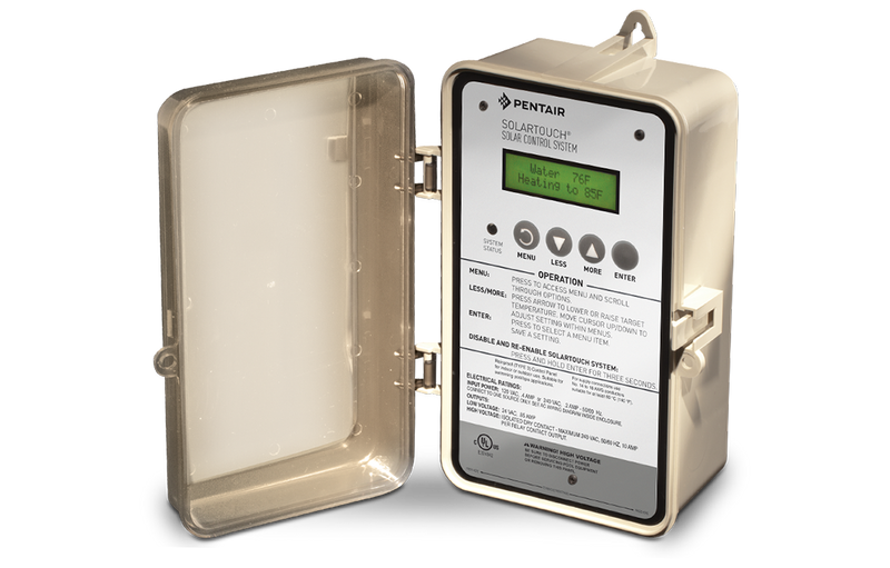 SolarTouch Solar System with Solar Valve, Valve Actuator, and 2 Temp Sensors - 521592-The Pool Supply Warehouse