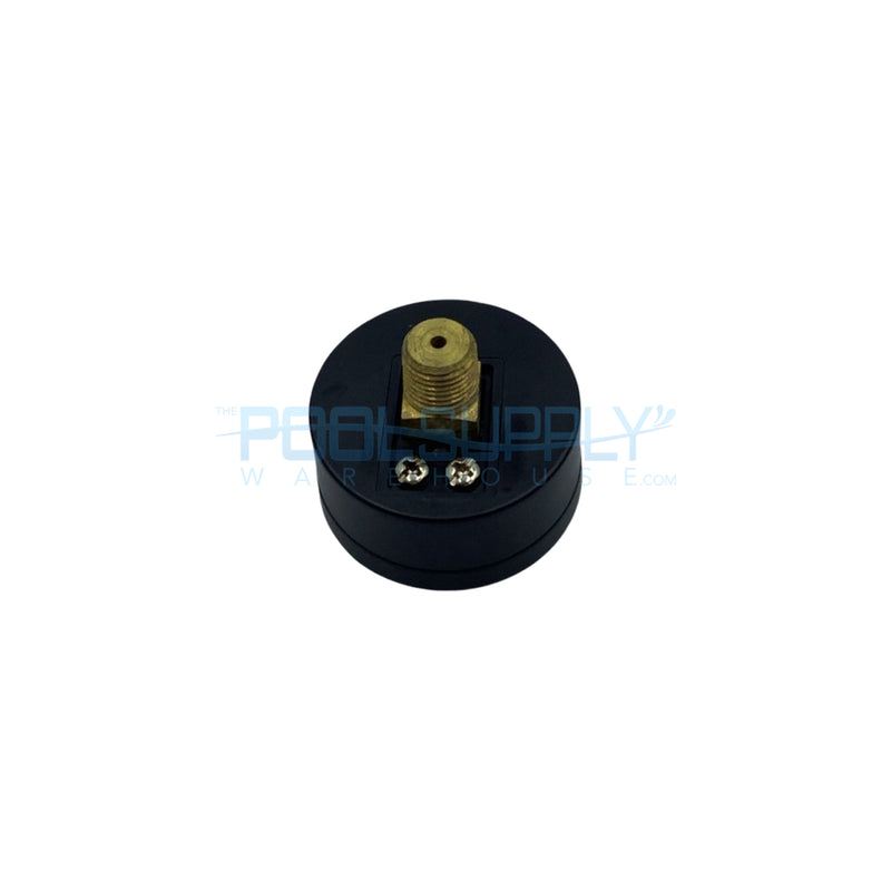 Super-Pro Filter Pressure Gauge 0-60 PSI Side Mount - 80960BU - The Pool Supply Warehouse