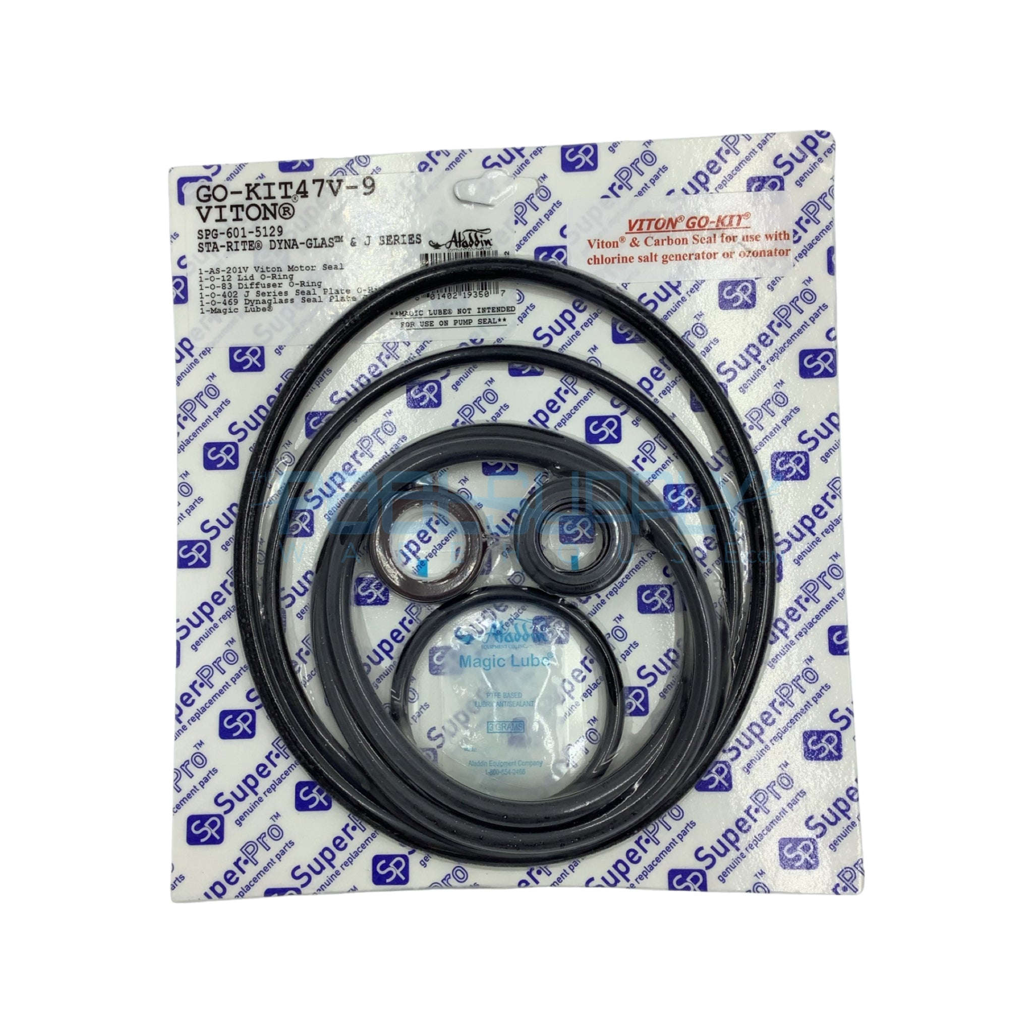 Super-Pro Viton Gasket & O-Ring Kit 47 - GO-KIT47V-9 - The Pool Supply Warehouse