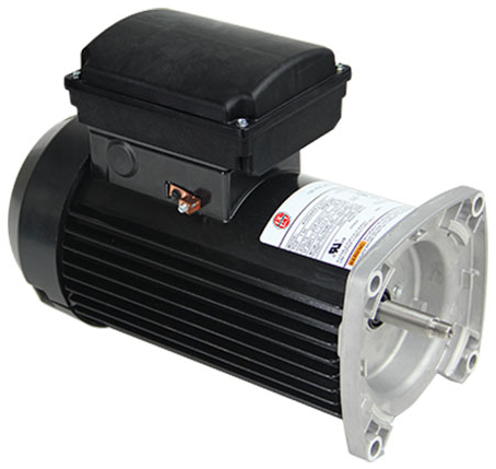 Nidec 2-1/4 HP Square Flange Pool & Spa Motor - TEQ225