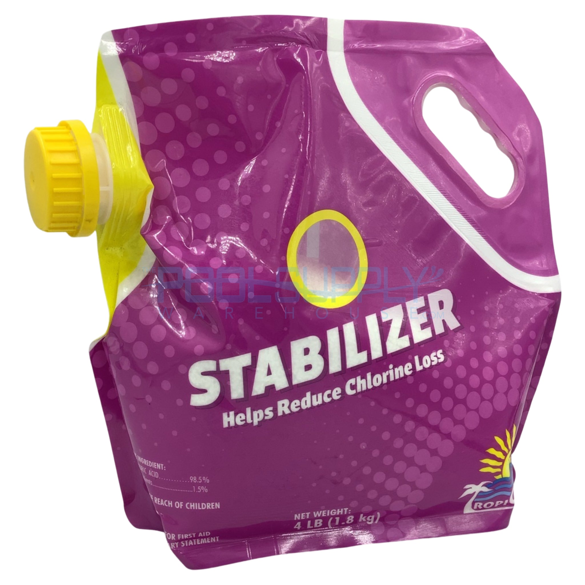TropiClear Stabilizer 4 Lb - TC-STAB-4 - The Pool Supply Warehouse
