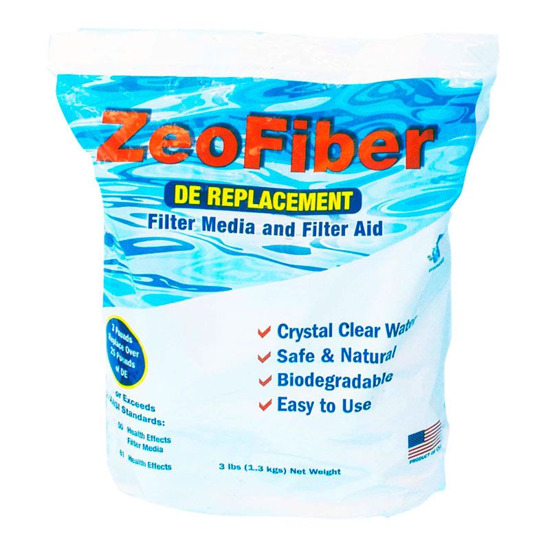 ZeoFiber Filter Media - 3 lb - ZEOFIBER 3# - The Pool Supply Warehouse