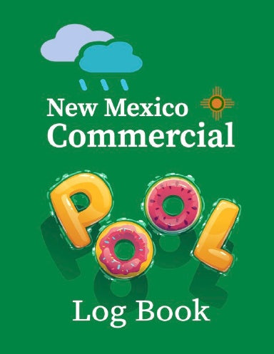 New Mexico Commercial Pool Log Book - Paperback