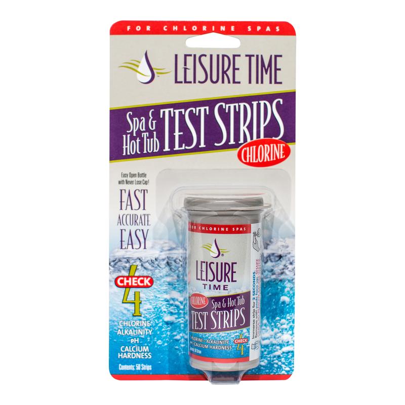 Leisure Time Chlorine 4-Way Test Strips - 45010A